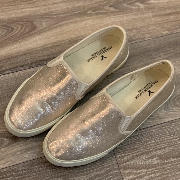 American Eagle Outfitters | Metallic Slip On Shoes - Picture 2 of 6